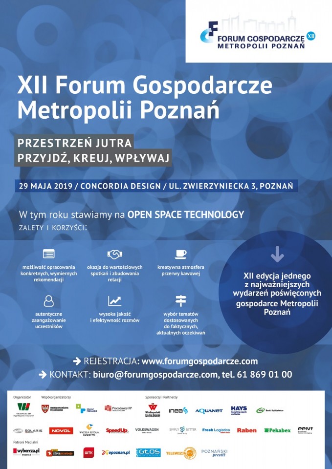 XII Forum Gospodarcze Metropolii Poznań