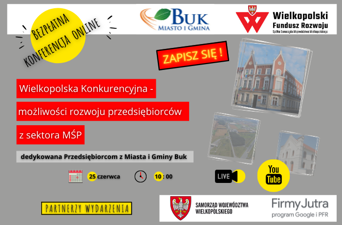 WIELKOPOLSKA KONKURENCYJNA – BUK | bezpłatna konferencja online