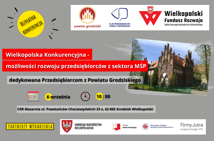 Wielkopolska Konkurencyjna – Grodzisk Wielkopolski | Konferencja WFR