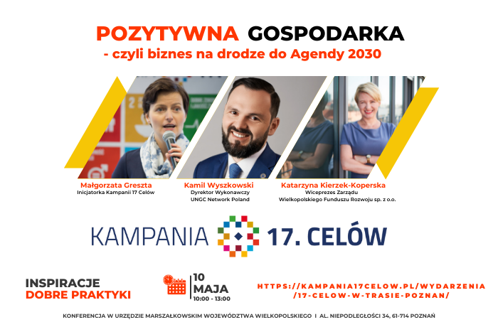 KONFERENCJA BIZNESOWA –  Zrównoważony rozwój w praktyce | Poznań | 10.05.2022