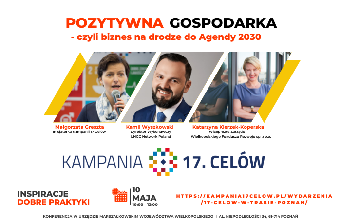 KONFERENCJA BIZNESOWA – Zrównoważony rozwój w praktyce | Poznań | 10.05.2022