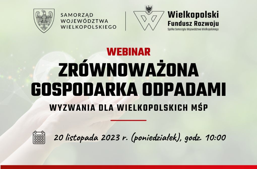 WEBINAR | Zrównoważona gospodarka odpadami