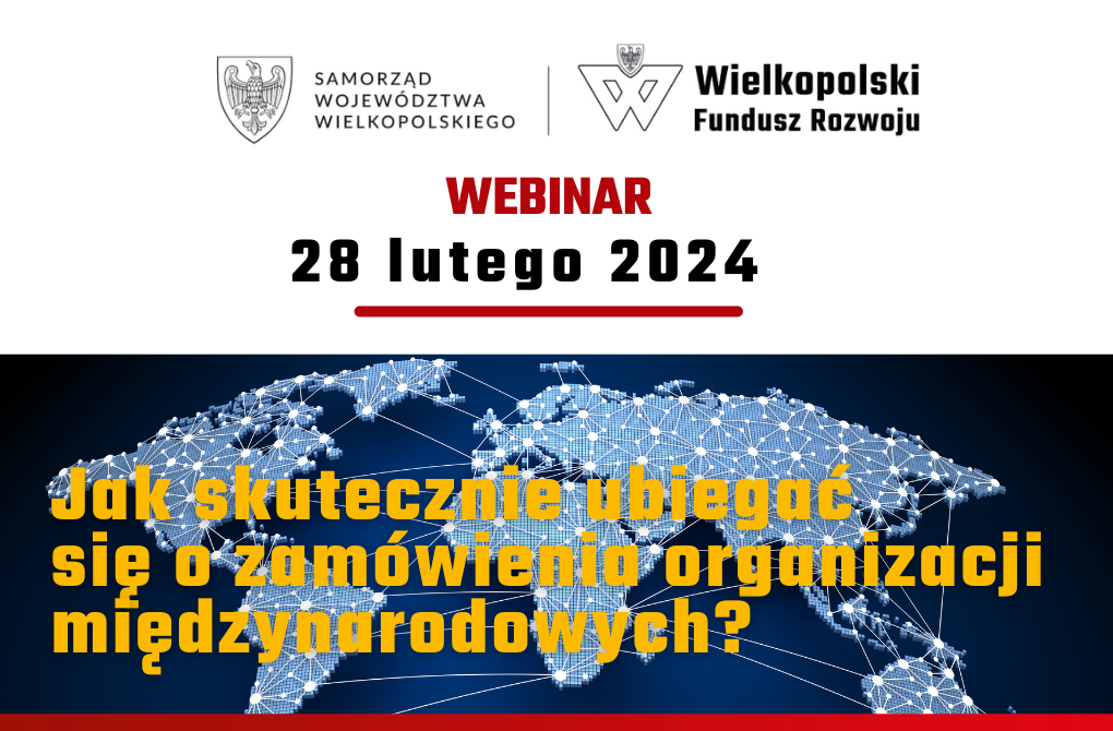 WEBINAR |  Porozmawiajmy o zamówieniach organizacji międzynarodowych