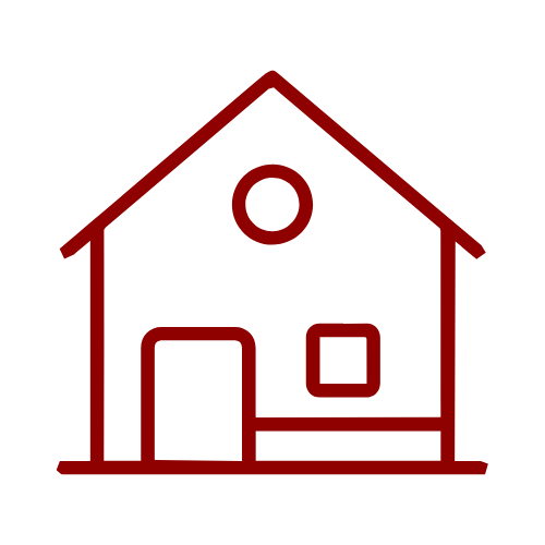Logotyp - pożyczka Rewitalizacja - szkic domku