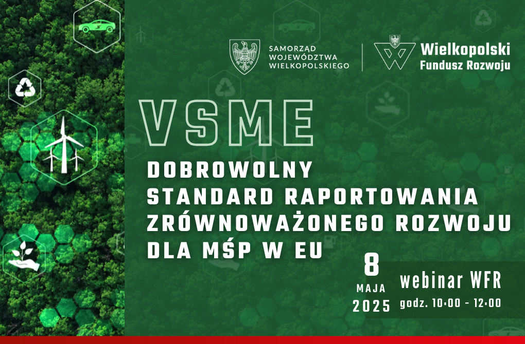WEBINARIUM | VSME – Dobrowolny Standard Raportowania Zrównoważonego Rozwoju dla MŚP w UE